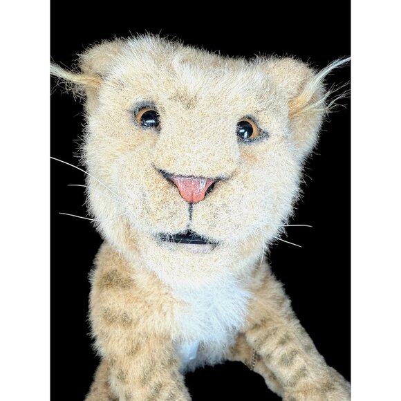 Realistic Robotic Sound Interactive Play Lion Tiger Leopard Chita Plush Pet Toy - Picture 8 of 16